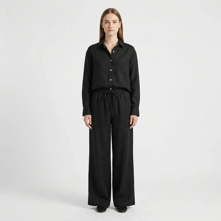 Zweiteiliger Set Damen | Oversized Schnitt & bequemer Kordelbund