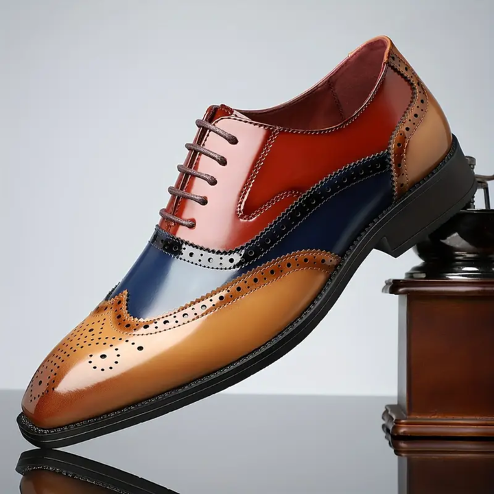 Zylor | Elegante Wingtip Herren Schuhe 0