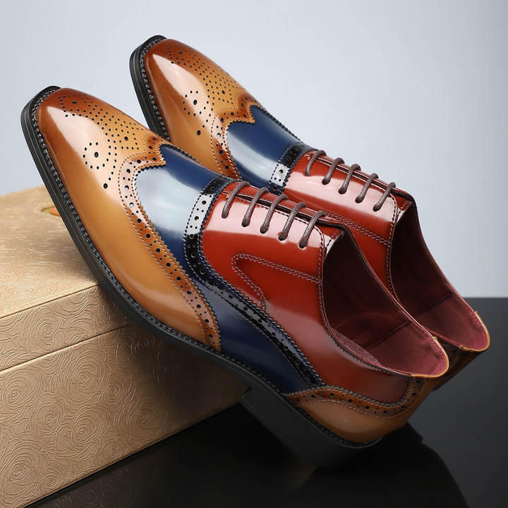 Zylor | Elegante Wingtip Herren Schuhe 4