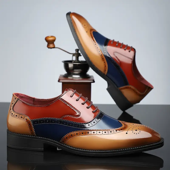 Zylor | Elegante Wingtip Herren Schuhe 6