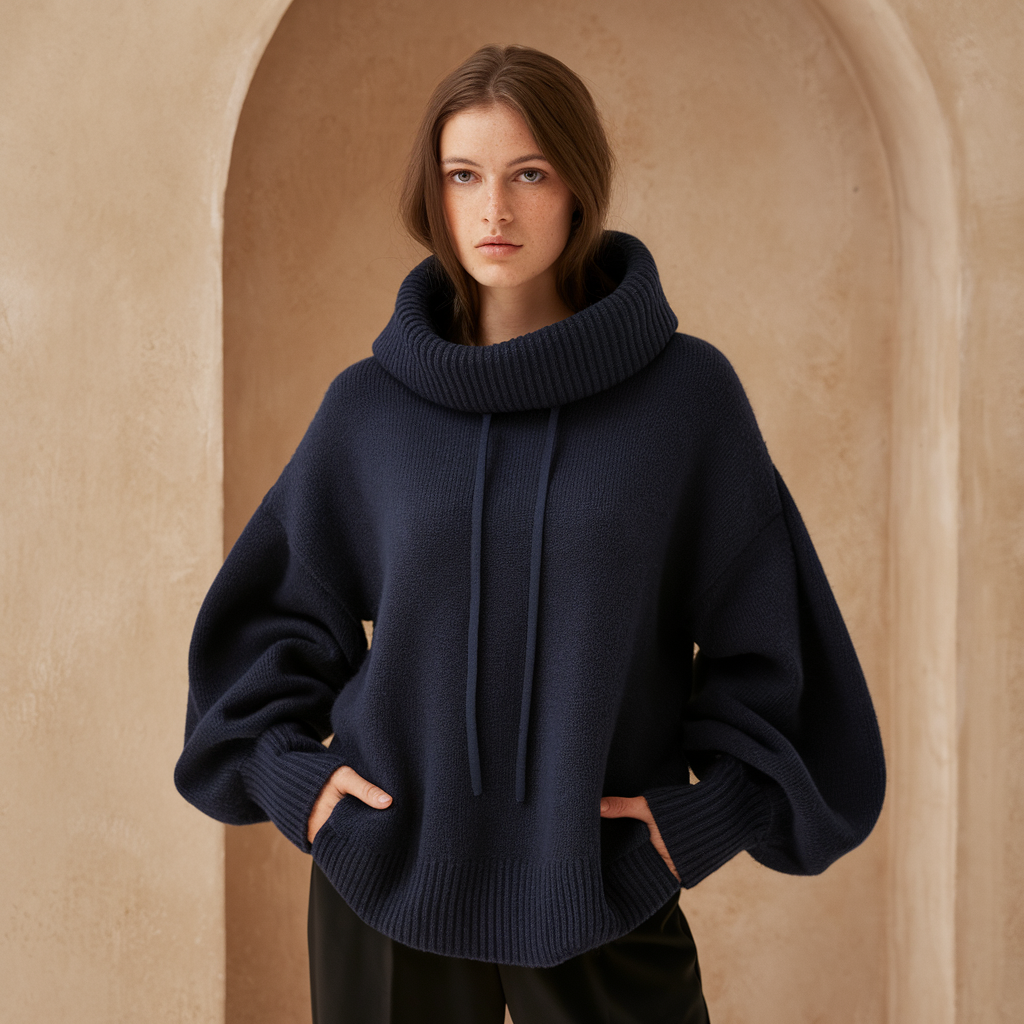 Maglia Dolcevita Donna Morbida Stile Moderno - Vesarelli