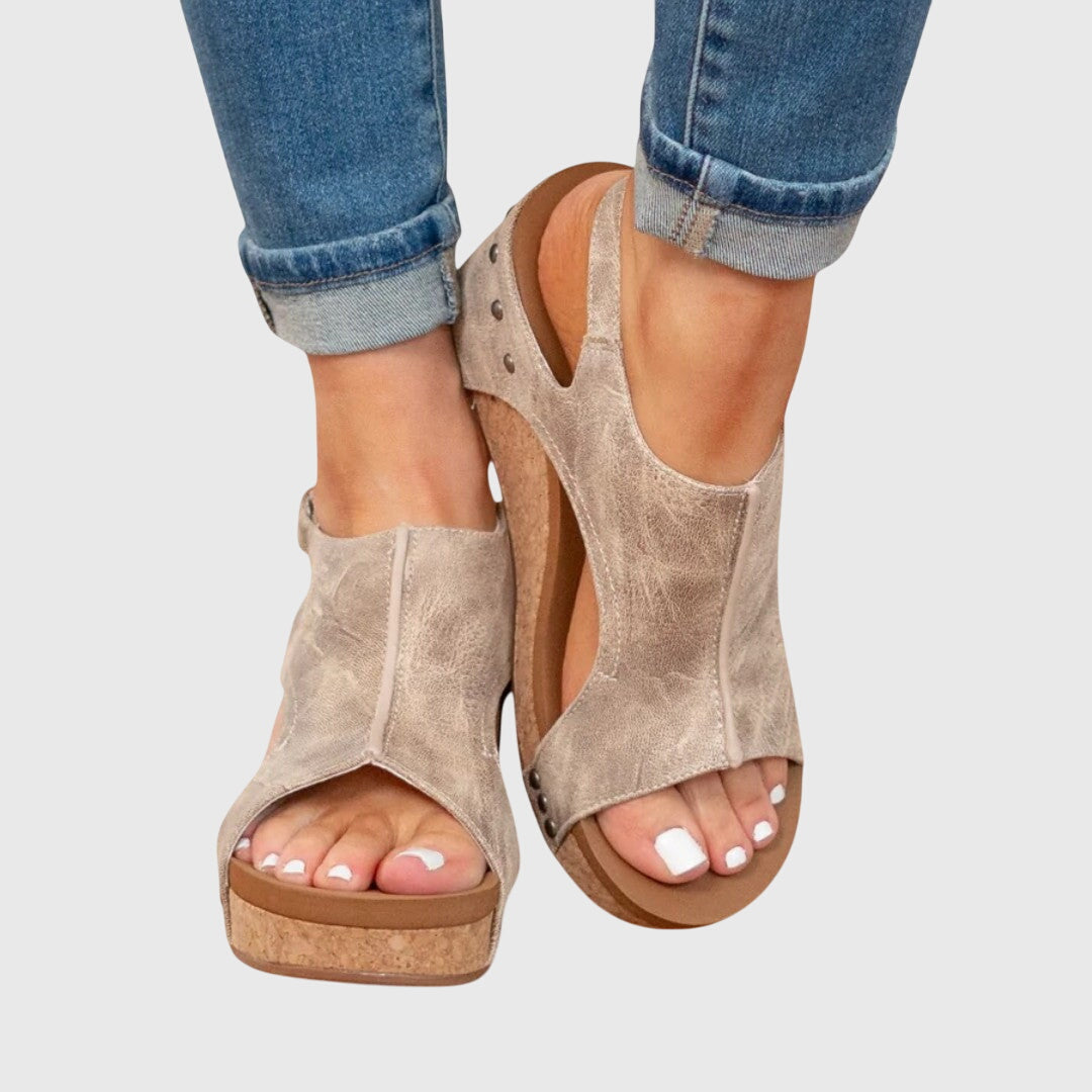 Greta | Damen Orthopädische Plattform Sandalen