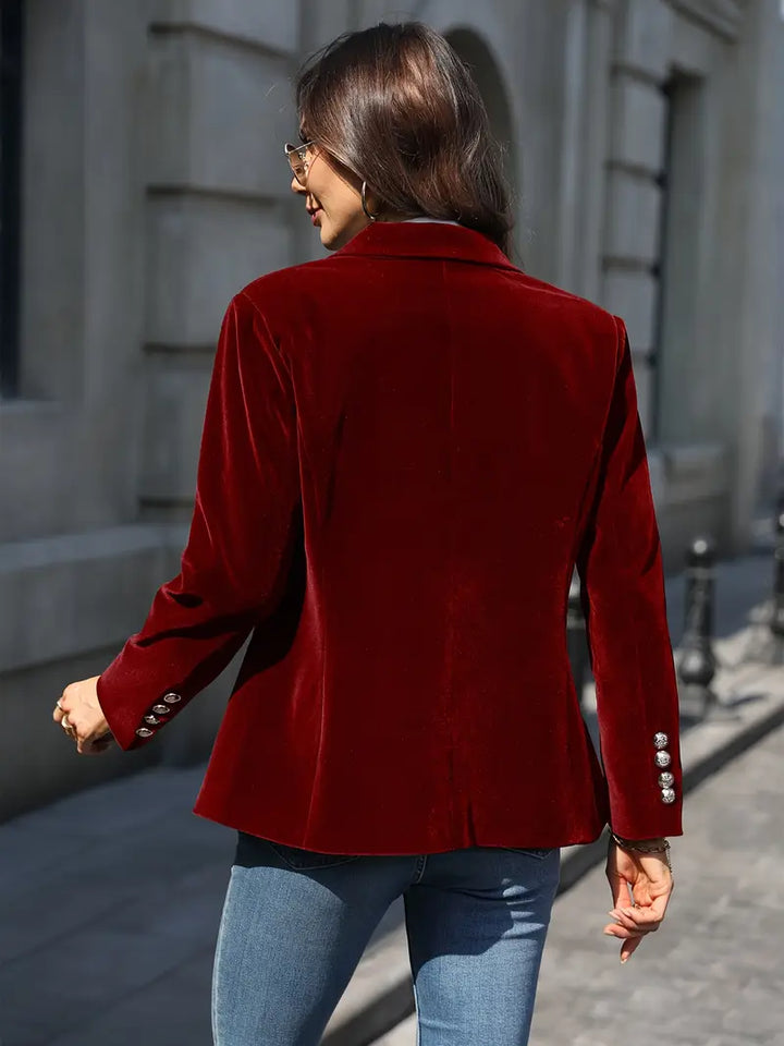 Eleganter Blazer Damen tailliert einreihig
