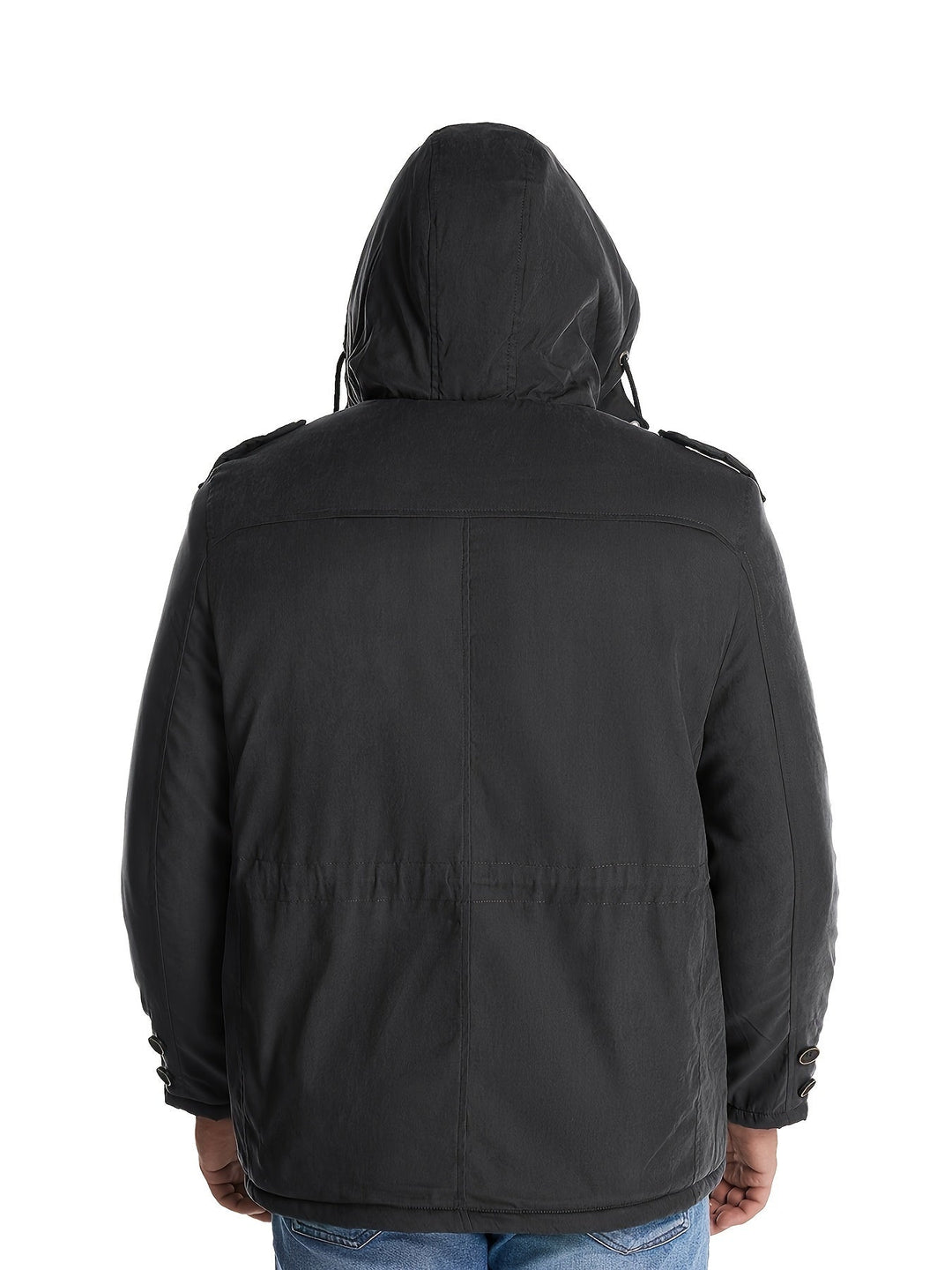 Richard | Herren warme Freizeitjacke mit Kapuze für den Winter