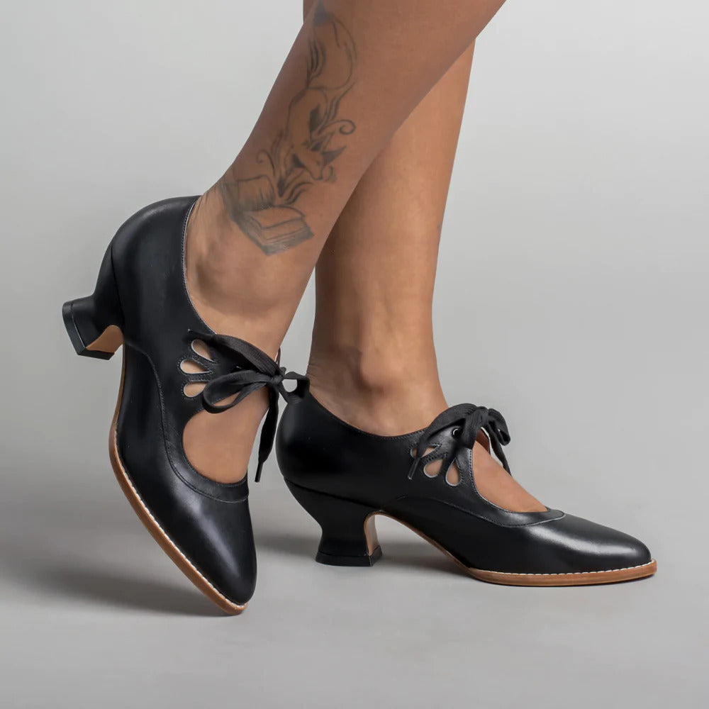 Schnürpumps für Damen mit Absatz