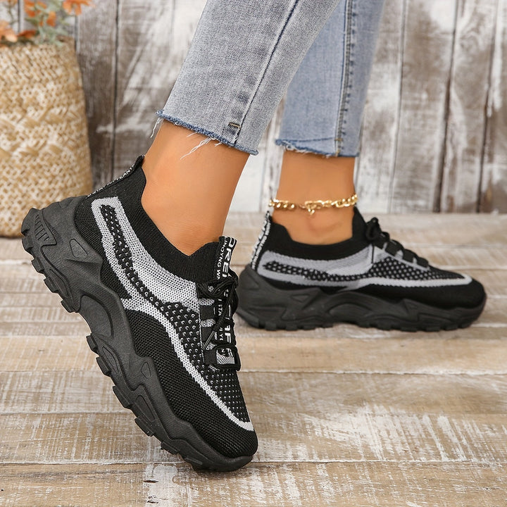 Damen Plateau Schuhe