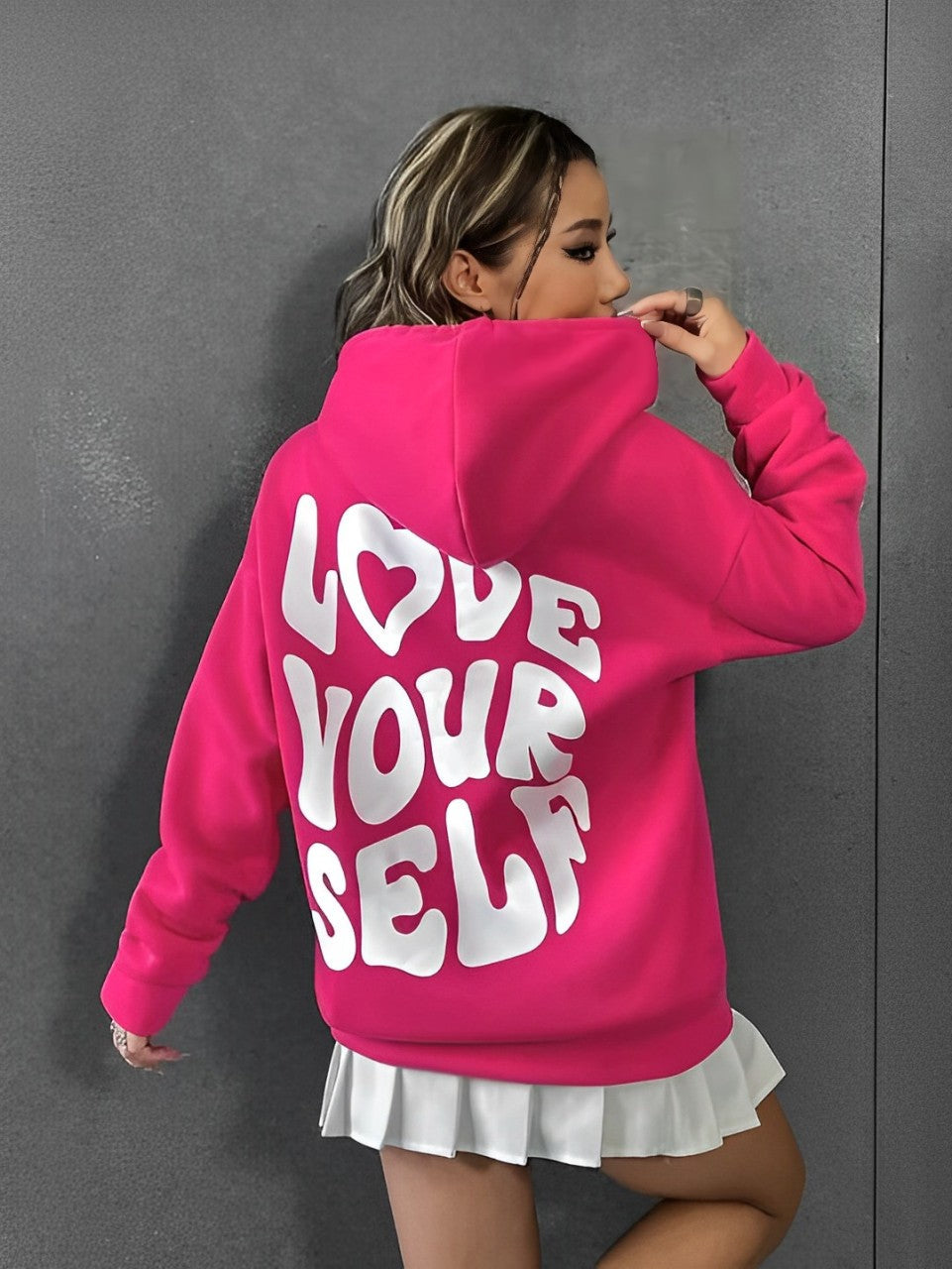 Daria – Gemusterter Hoodie mit hohem Tragekomfort