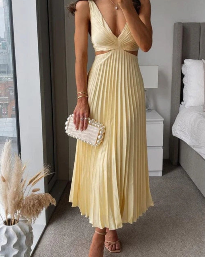 Abendkleid Damen elegantes Midikleid | Kleid Hochzeitsgast