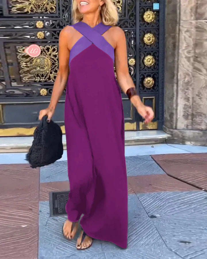 Emma – Women Breathable Crossed Maxi Dress - Image 6