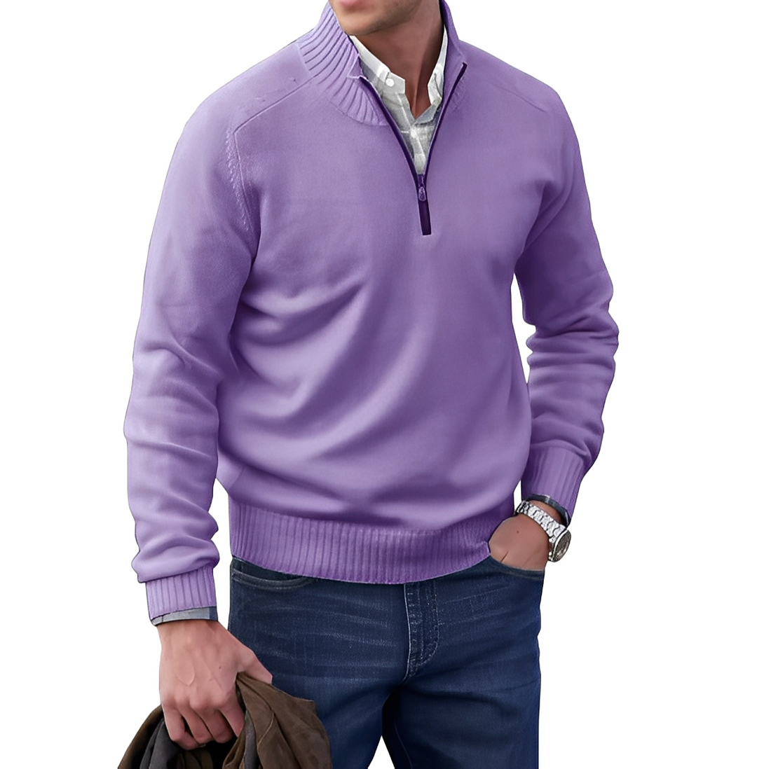 Gabriel - Herrenpullover mit Zipper