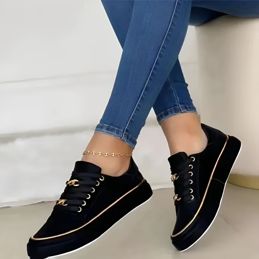 Orthopädische Sneaker für Damen mit Schnürung