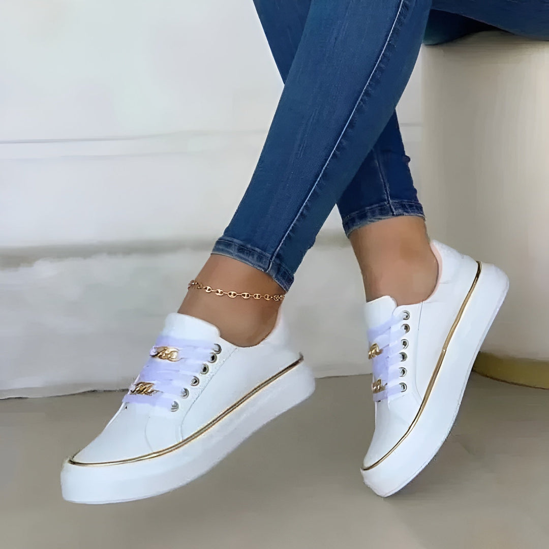 Orthopädische Sneaker für Damen mit Schnürung