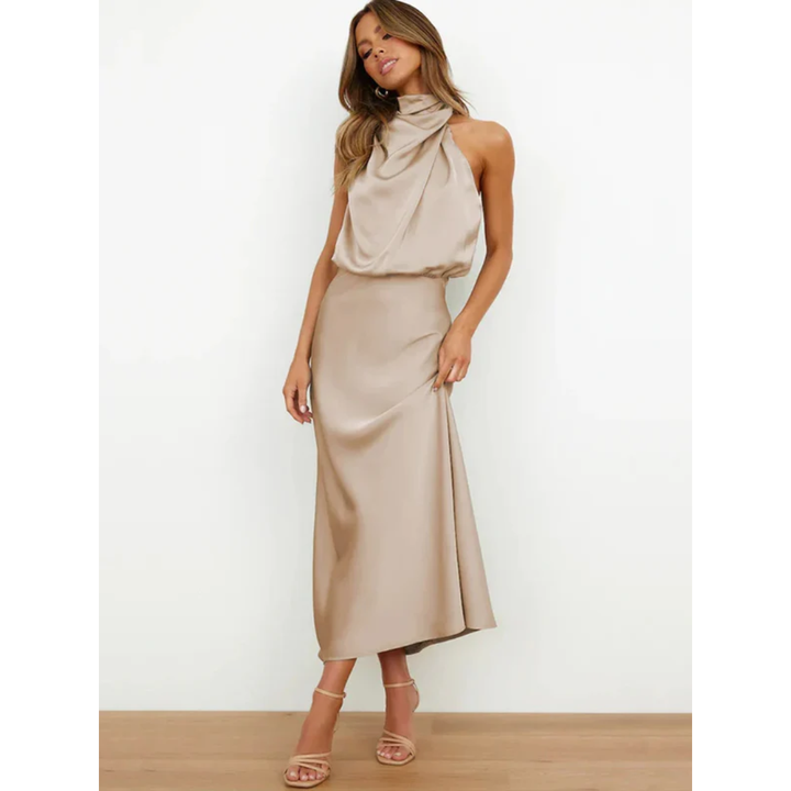 Alisa | Damen Midi Cocktailkleid Für Abend