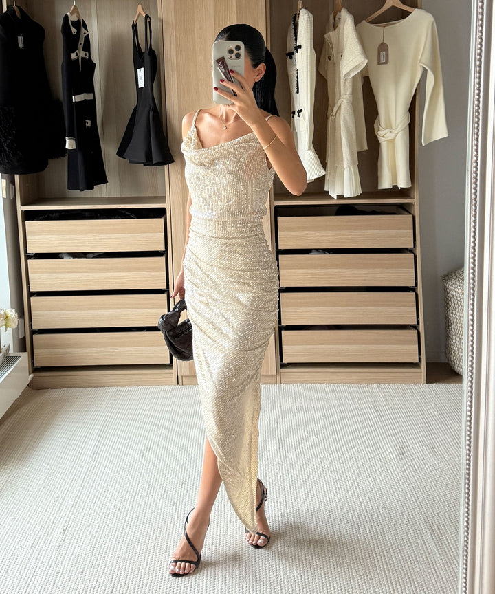 Kleid Amaria Gold Ladypolitan ♡
