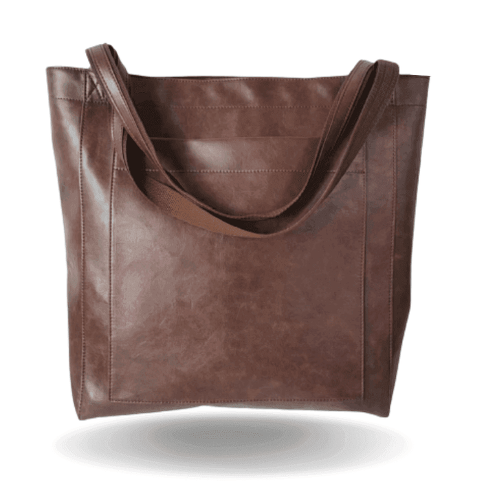 Die Lebenslange Tasche Ledershopper mit Schulterhenkeln