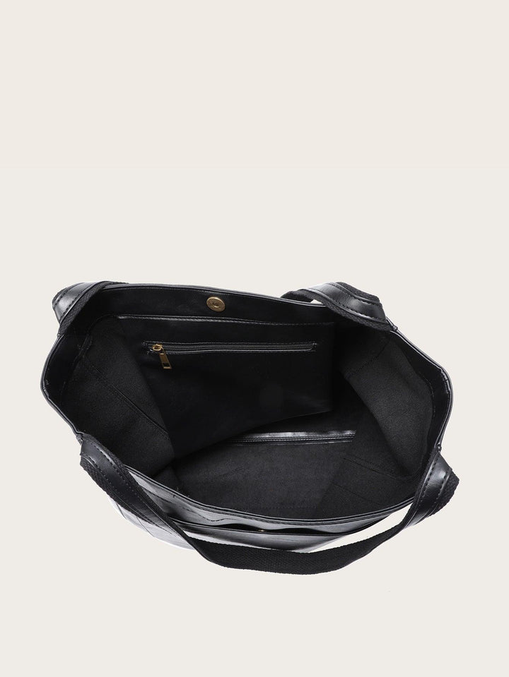 Die Lebenslange Tasche Ledershopper mit Schulterhenkeln