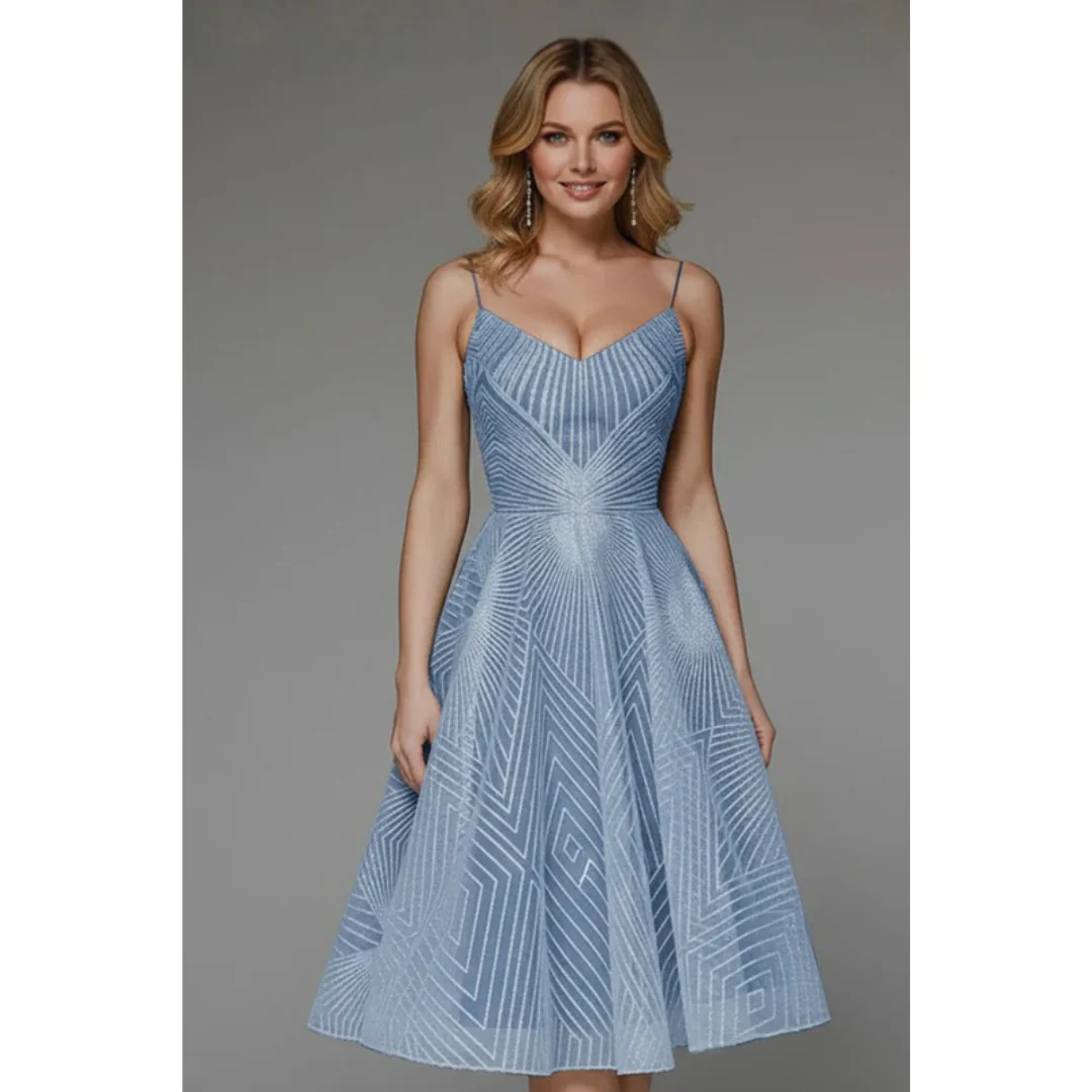 Anouk | Damen Midikleid Mit Spaghettiträgern Für Sommer