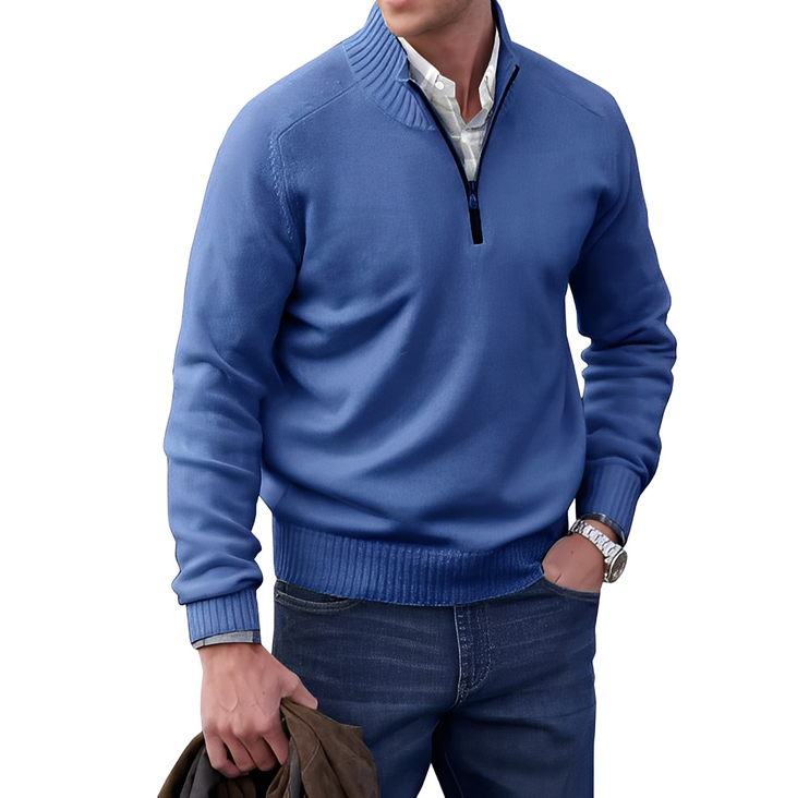 Gabriel - Herrenpullover mit Zipper