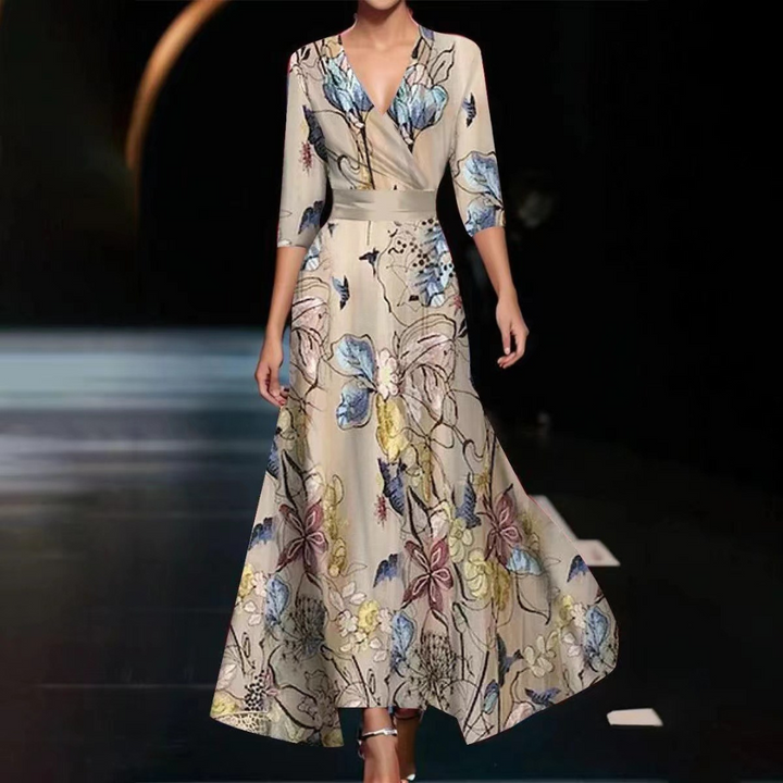 Yuna - Wickelkleid Blumenmuster