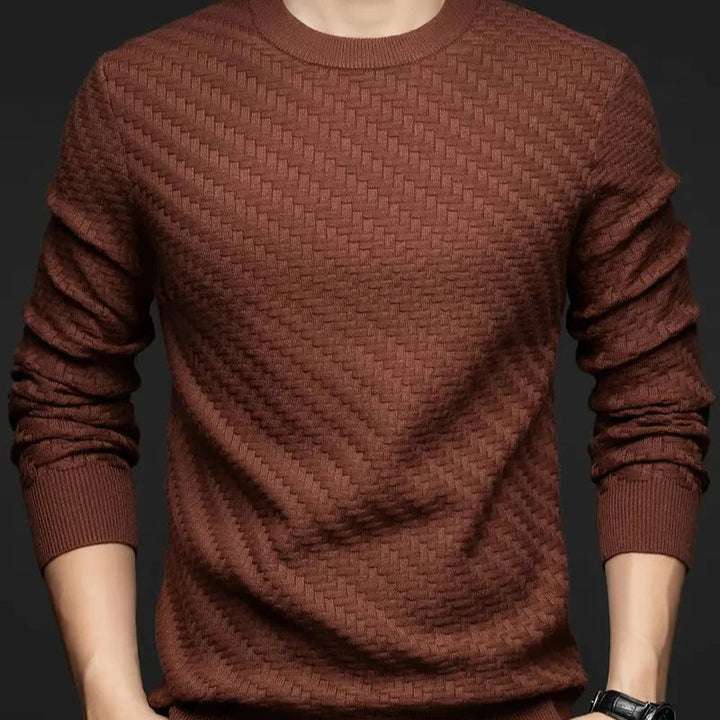 Pullover | Rundhals mit Strukturmuster