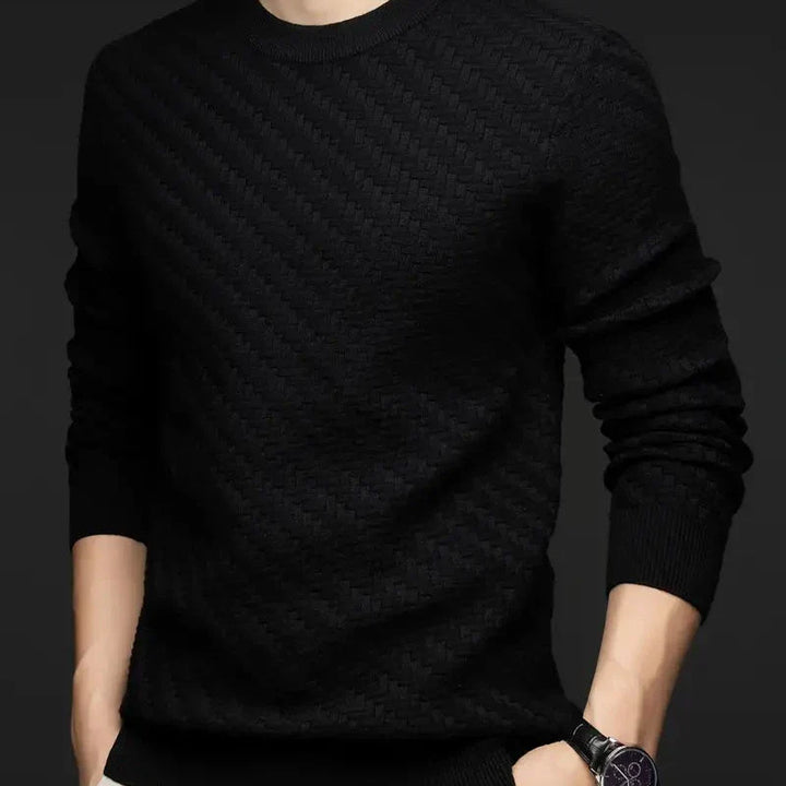Pullover | Rundhals mit Strukturmuster