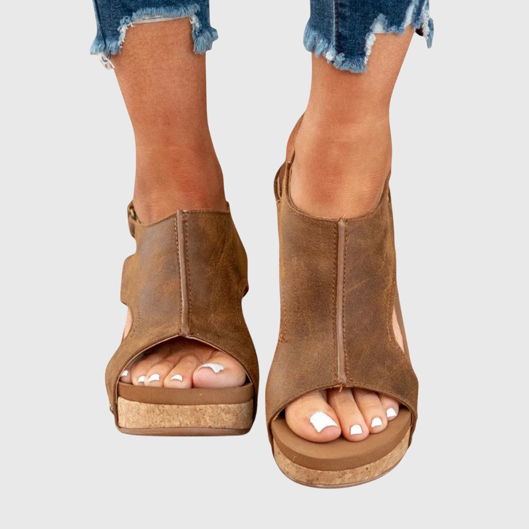Greta | Damen Orthopädische Plattform Sandalen