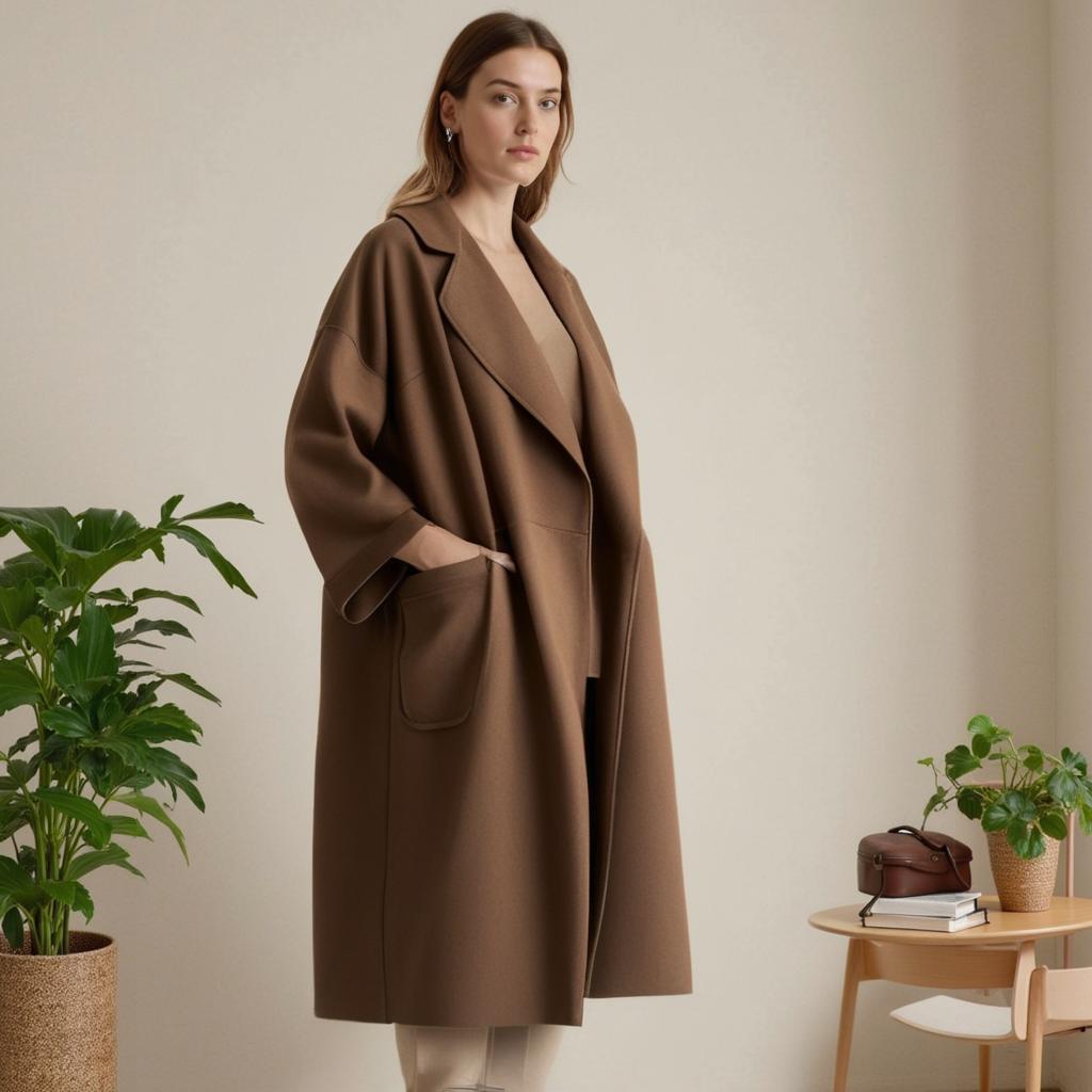 Trench Lungo Donna Tessuto Tecnico Vestibilità Classica - Vesarelli