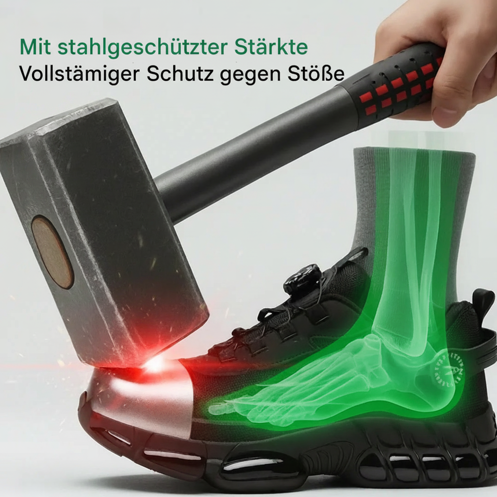 Herren-S3-Sicherheitsschuhe, wasserdicht, metallfrei