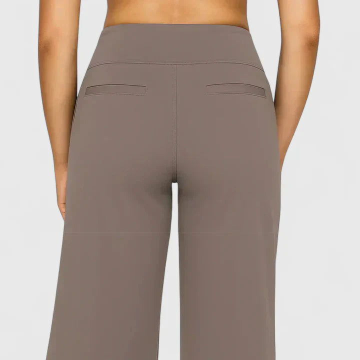 Damen Hose Weit mit Stretchbund