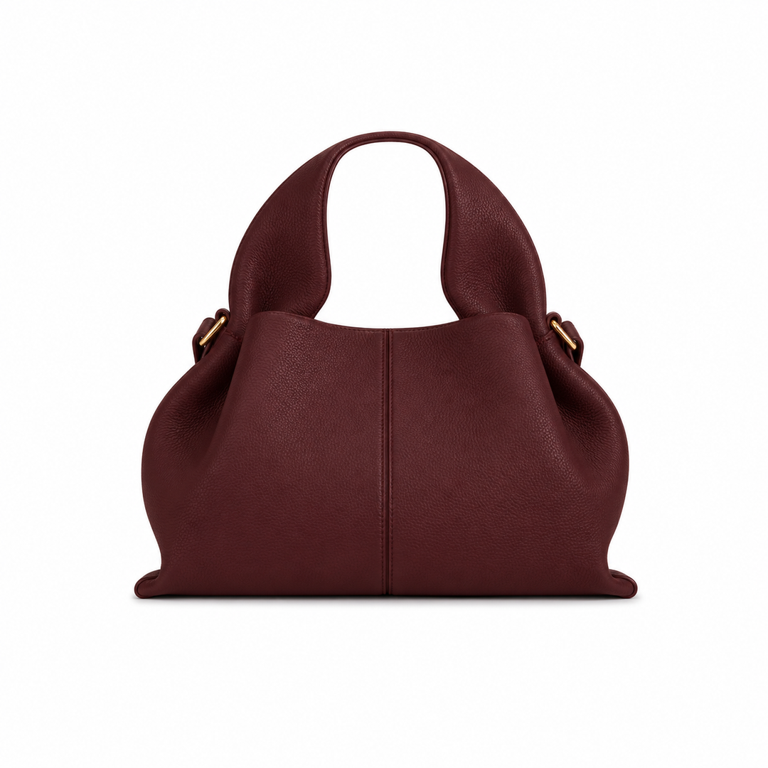 Damen Handtasche mit oberem Griff und Nahtdetail