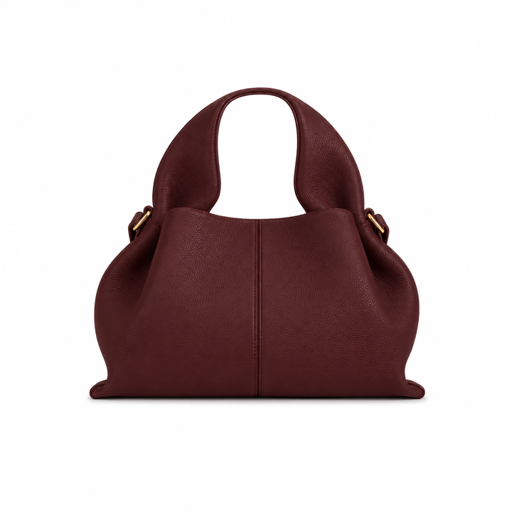 Damen Handtasche mit oberem Griff und Nahtdetail