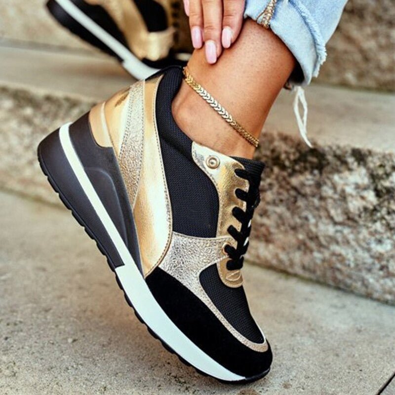 Orthopädische Sneaker Damen mit Plateausohle
