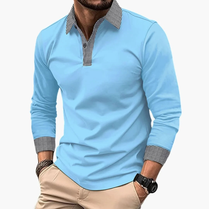 Bastian | Herren Poloshirt Kontrast Stil