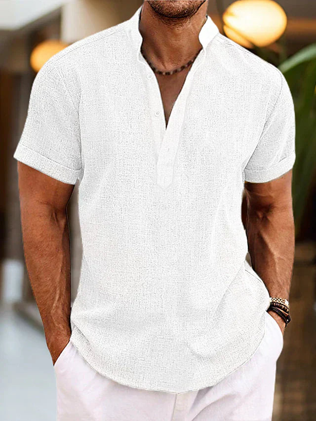 Emil | Herren Kurzarm-Henley Casual-Shirt