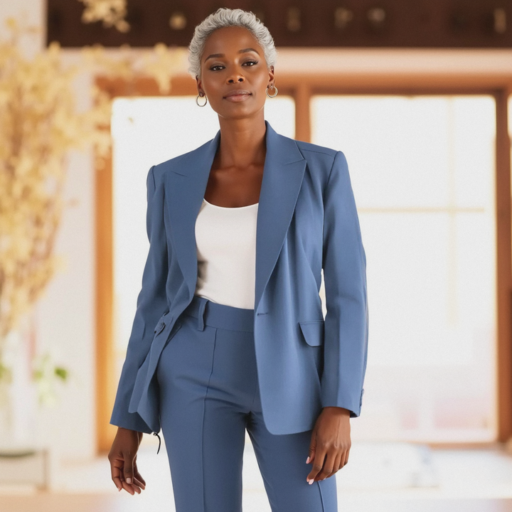 Katharina – Damen Zweiteiliger Blazer-Hosenanzug
