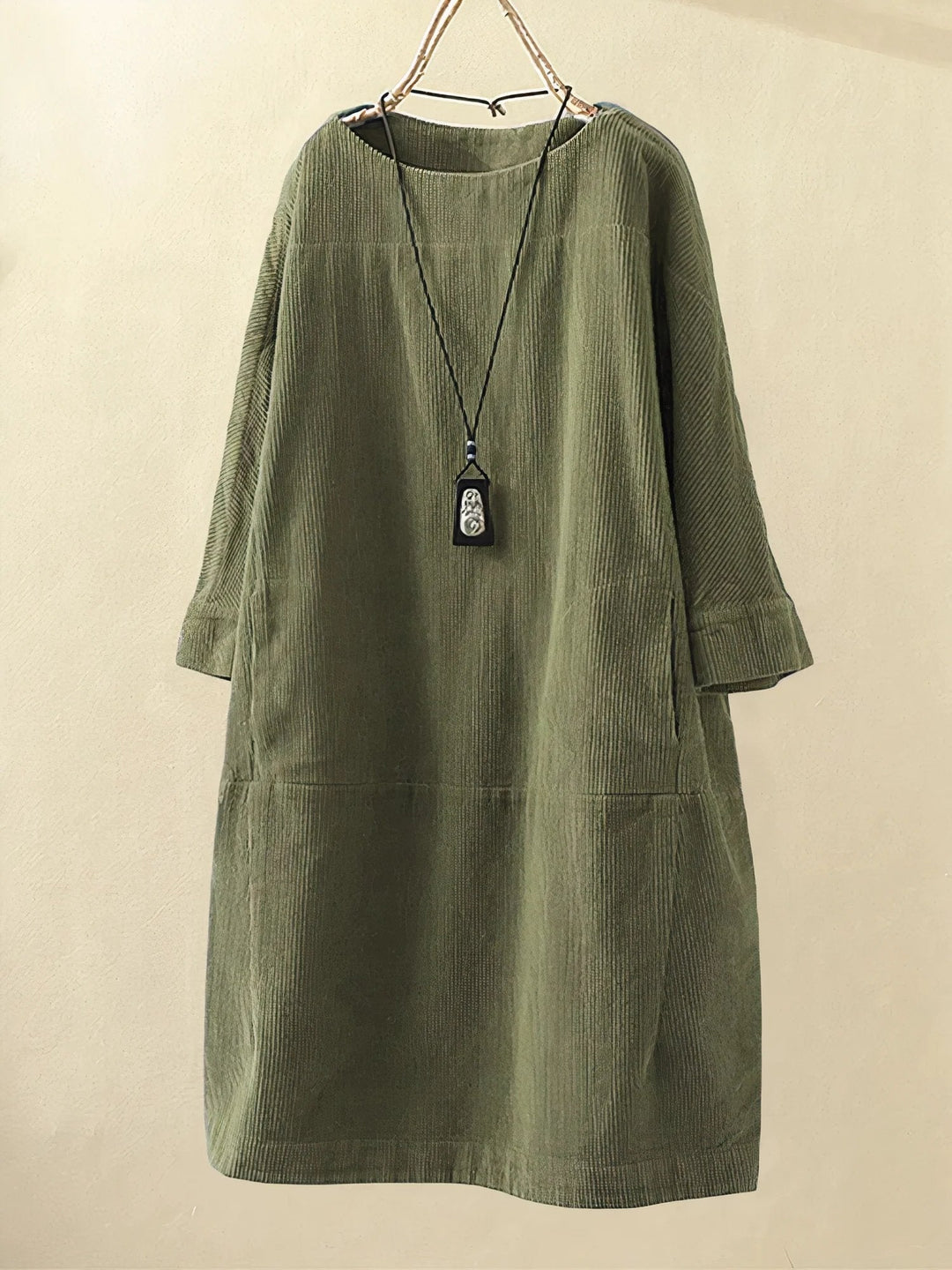 Kirsten – Women Casual Corduroy Dress - Image 1