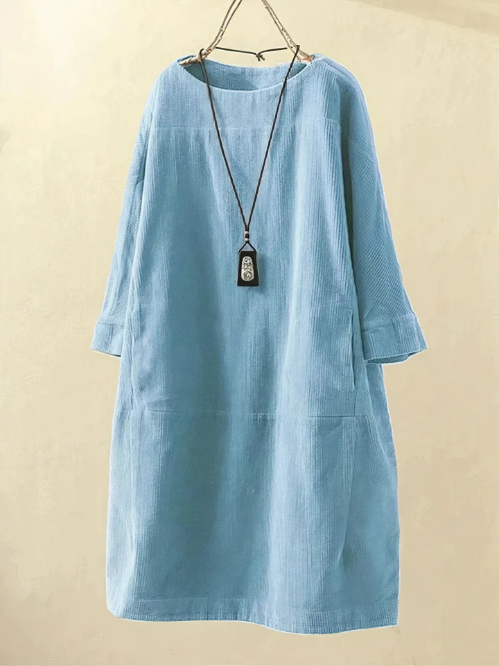 Kirsten – Women Casual Corduroy Dress - Image 3