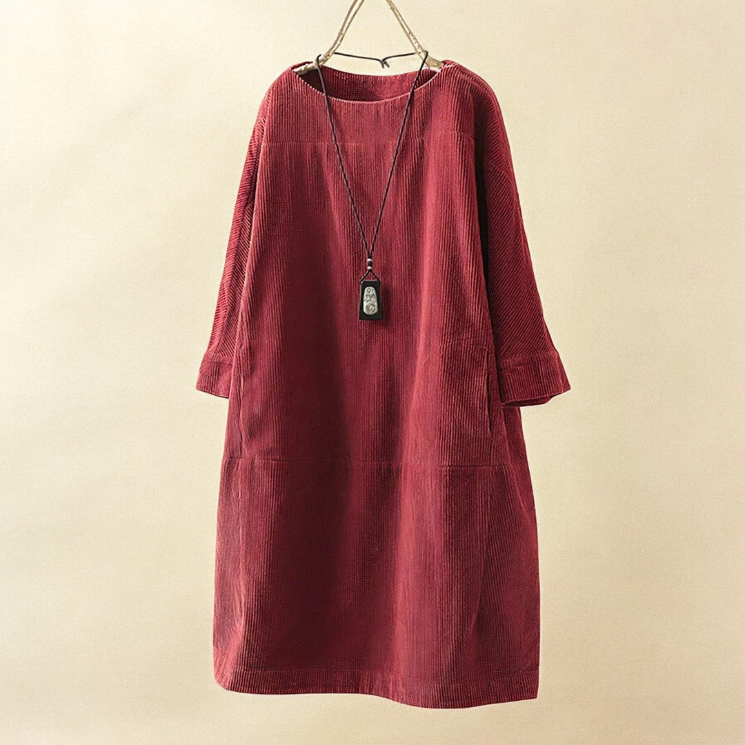 Kirsten – Women Casual Corduroy Dress - Image 10