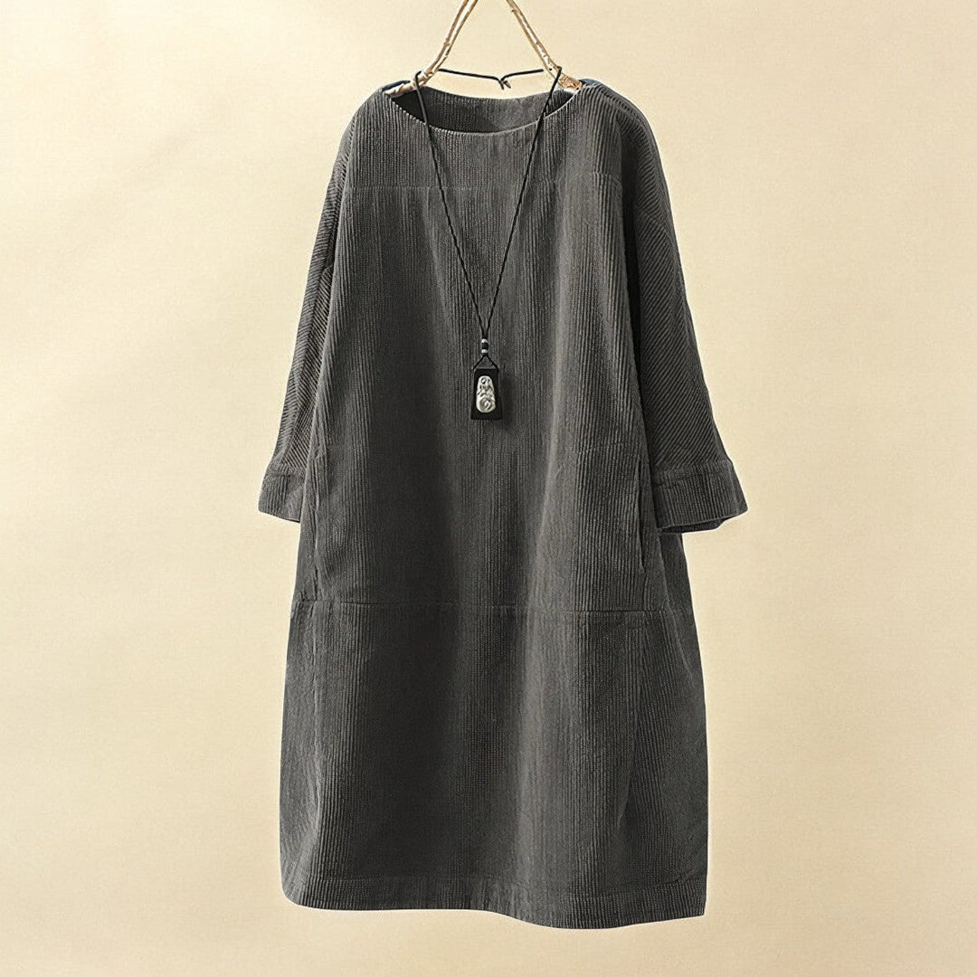 Kirsten – Women Casual Corduroy Dress - Image 13