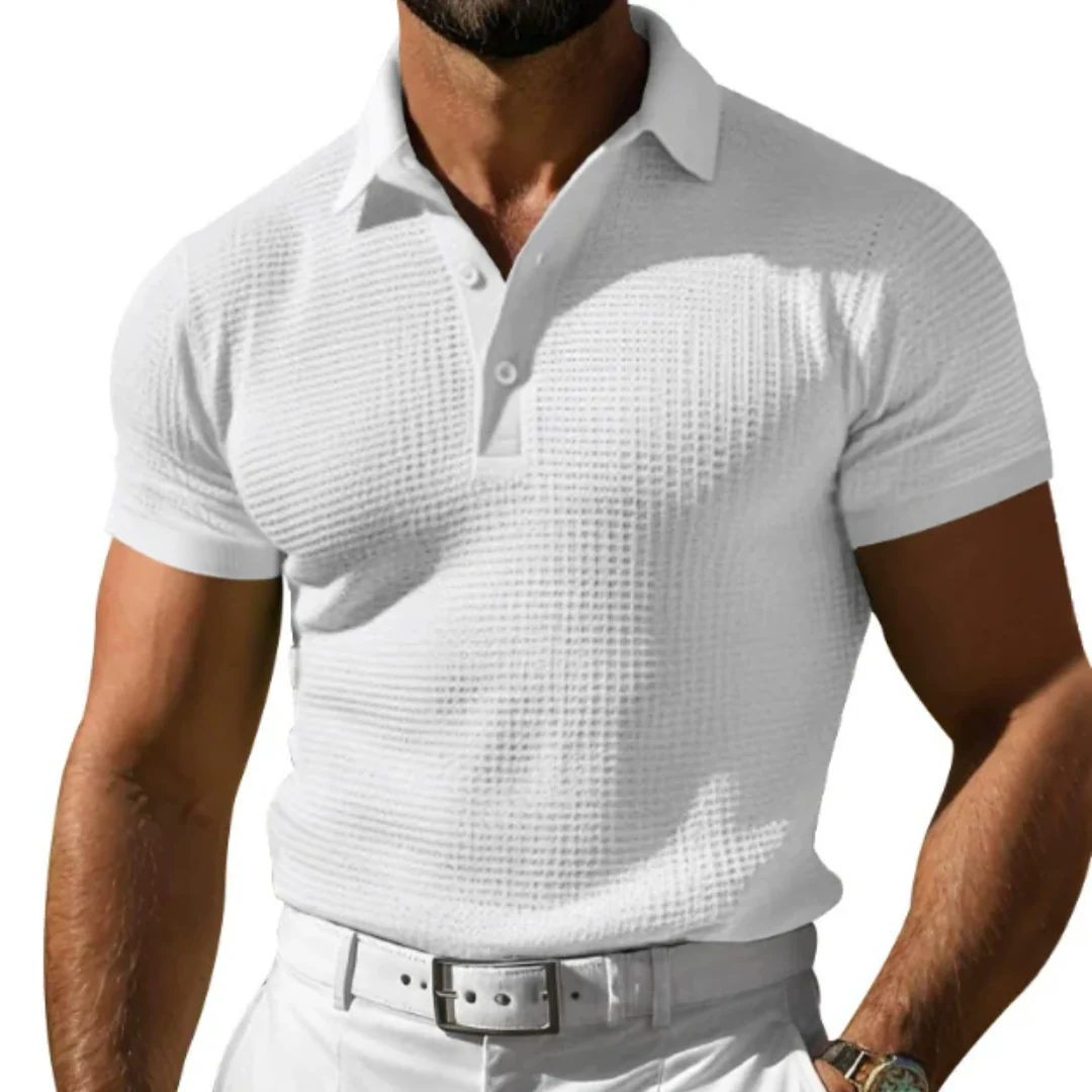 Benedikt | Herren T-Shirt Mit Struktur Für Sommer
