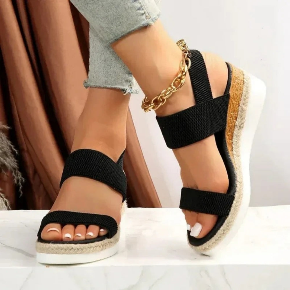 Bequeme Plateau Sandalen Damen | Sommer