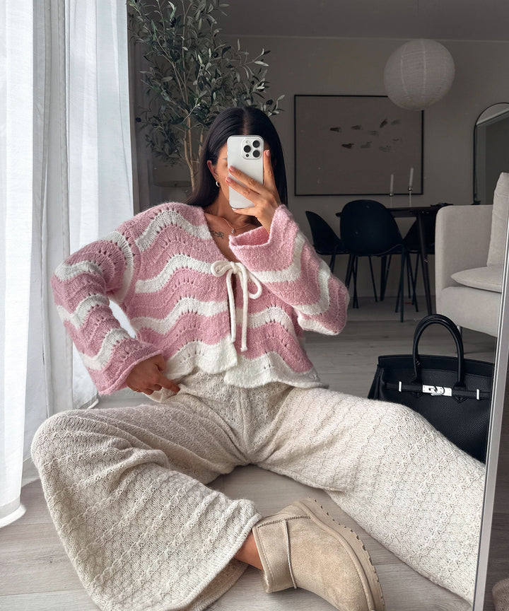 Strickjacke Leali Rosa Ladypolitan ♡