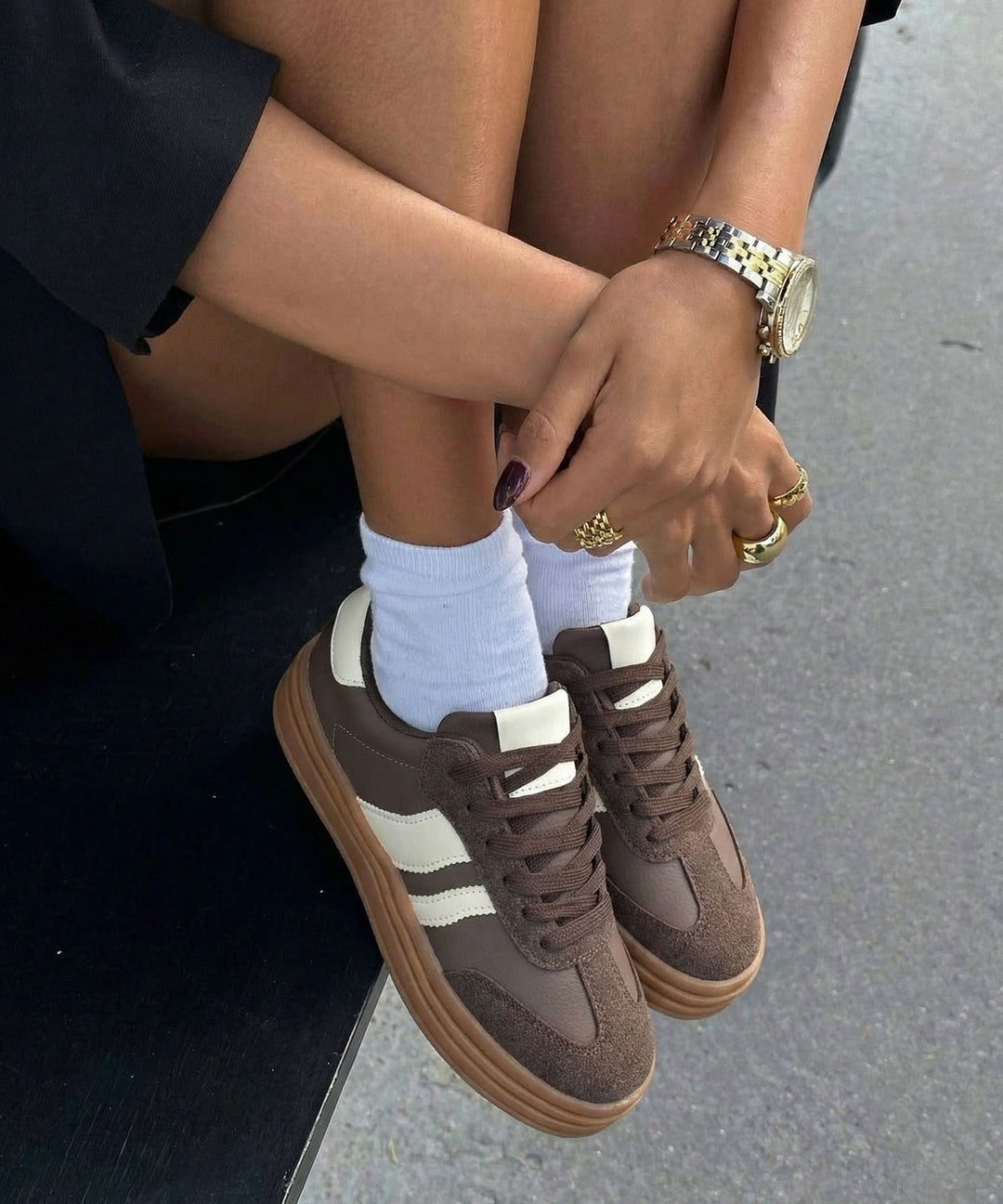 Sneaker Renita Braun Ladypolitan ♡
