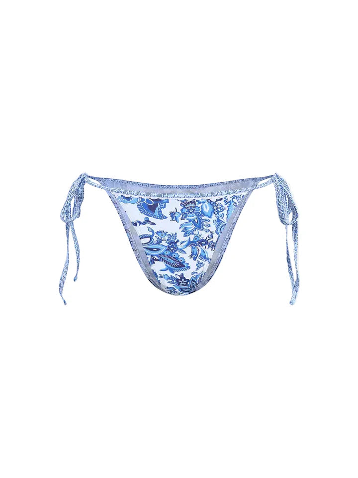 Bikini-Set mit Neckholder und Bindebändern im Print-Design-Women Swimwear-Alpenkind