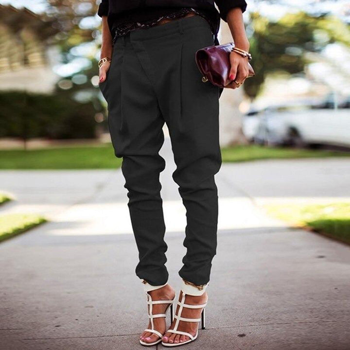 Piper - Damen Hose Hohe Taille Stilvoll mit Gürtel Stoffhose