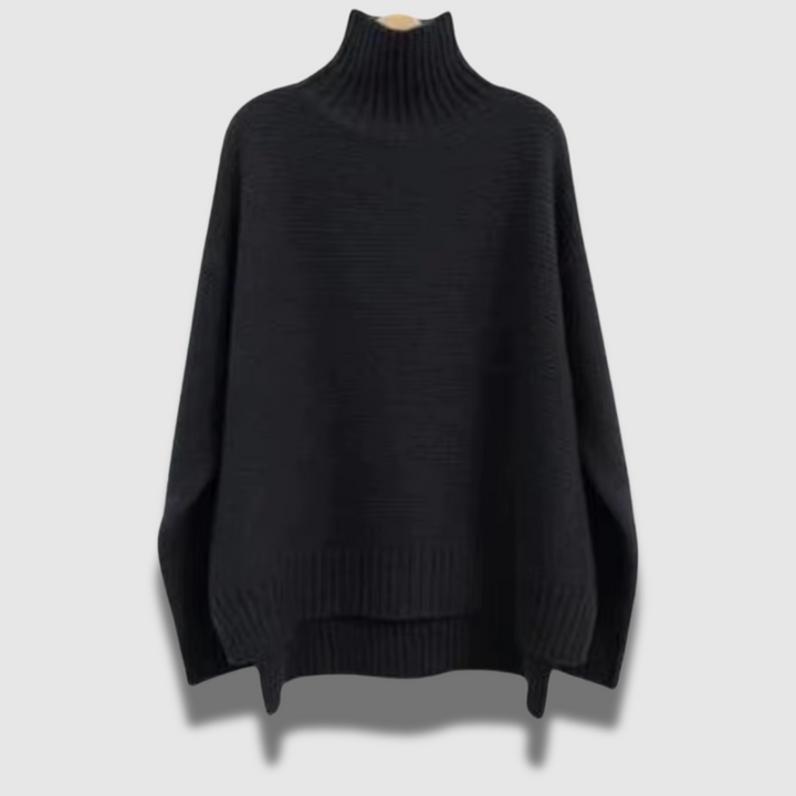 Maglione Donna Invernale Collo Alto Vestibilità Allentata