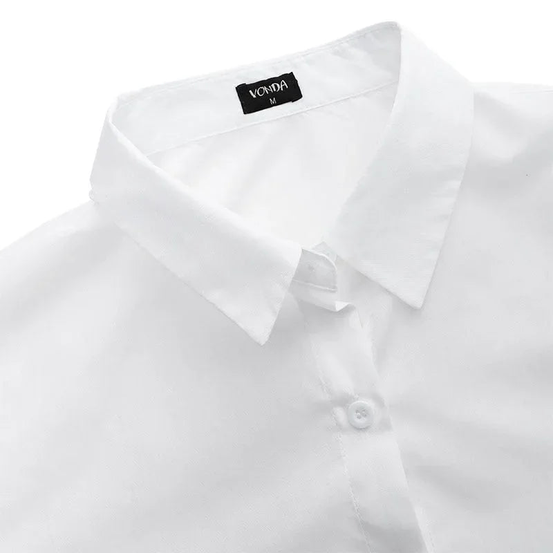 Elegante Bluse Damen mit modernen Volantärmeln