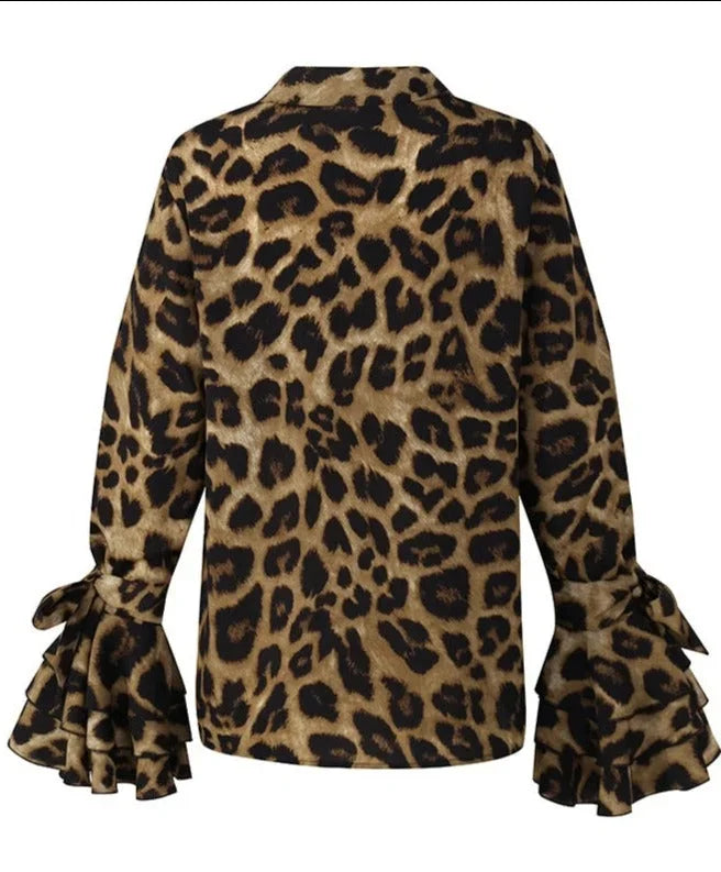 Elegante Bluse Damen mit modernen Volantärmeln