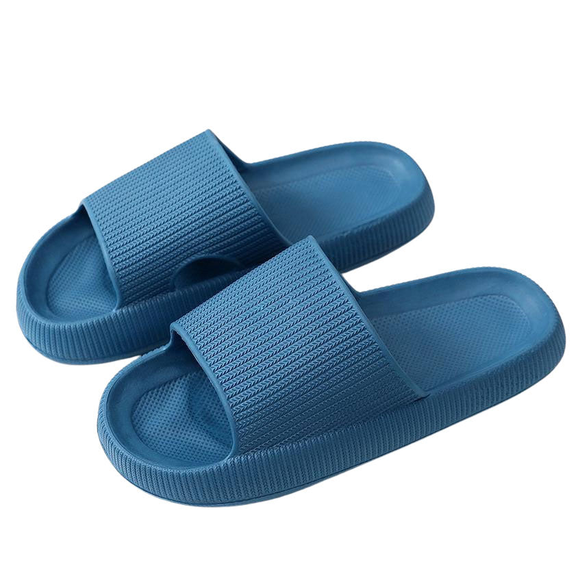 Badslipper für Damen und Herren mit dicker Sohle