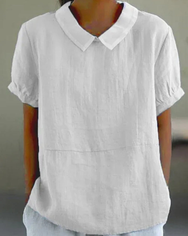 Bluse mit klassischem Kragen – Klare Linien für Damen im Alltag